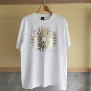 T-shirt 白ゴールド